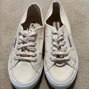 Superga Off-White/Beige Cotu Canvas Sneakers - size 41